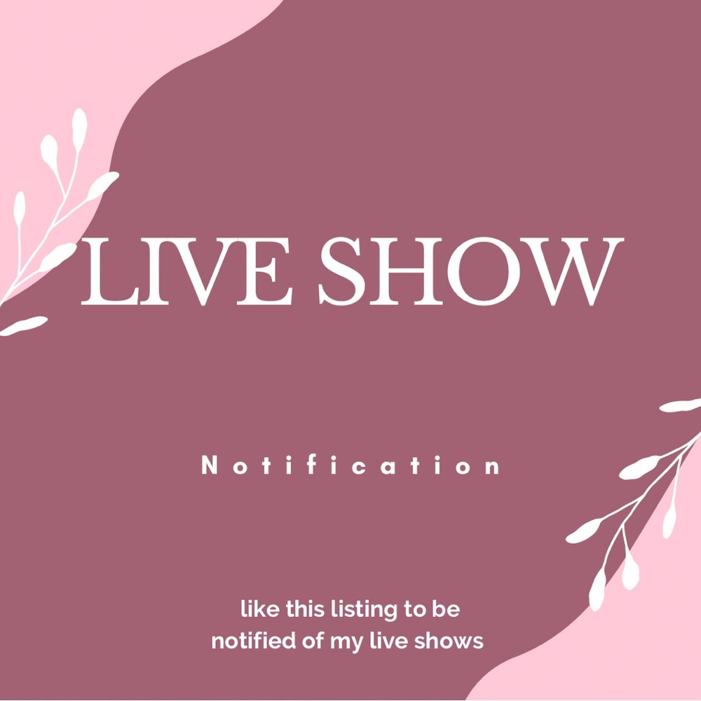 Live show listing